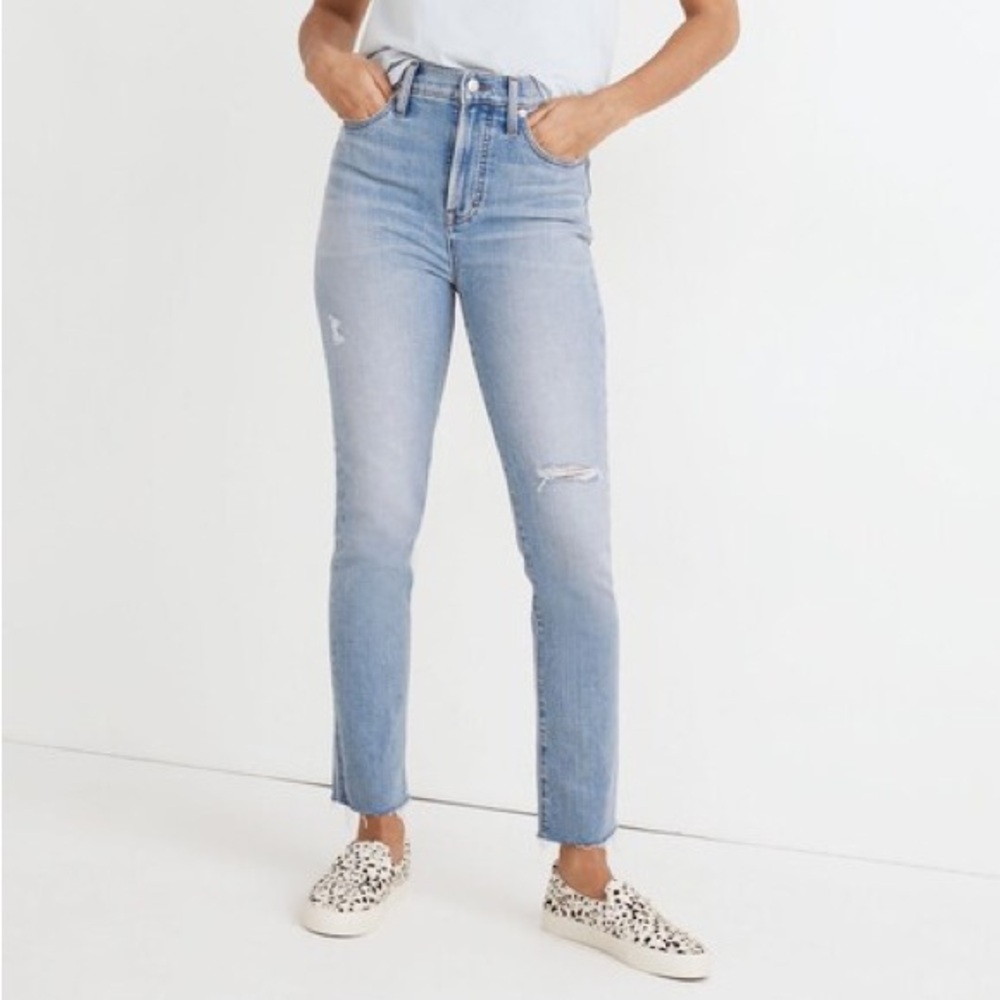 Madewell The Perfect Vintage Jeans in Coffey Wash Worn-In Edition